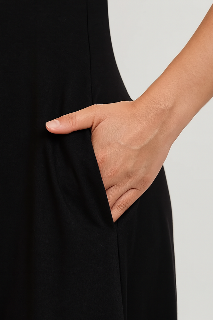 Vestido Curto Soltinho com Bolso - Lunara