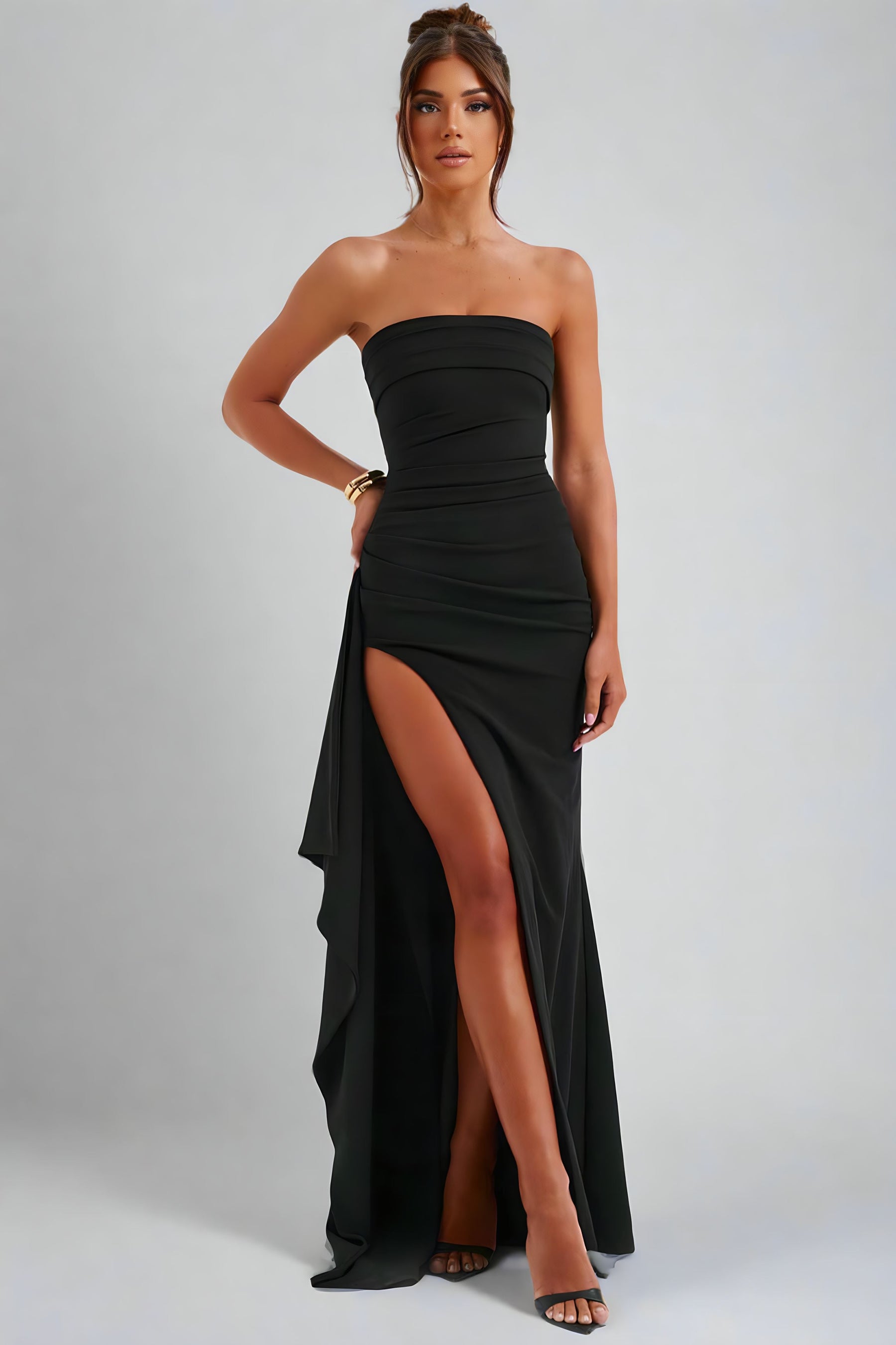 Vestido Longo Tomara que Caia com Fenda - Lunara