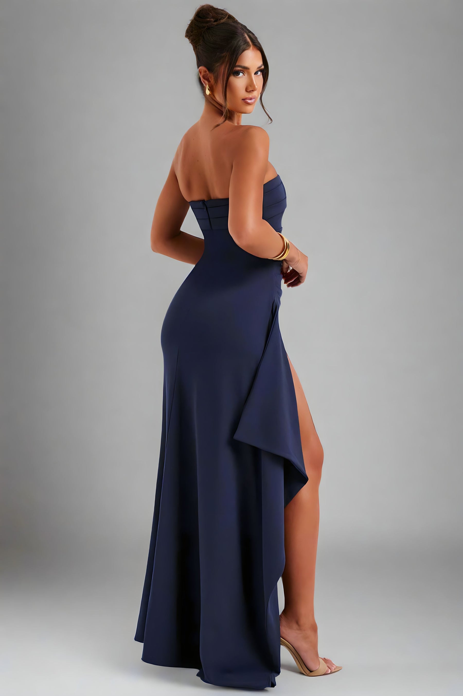 Vestido Longo Tomara que Caia com Fenda - Lunara