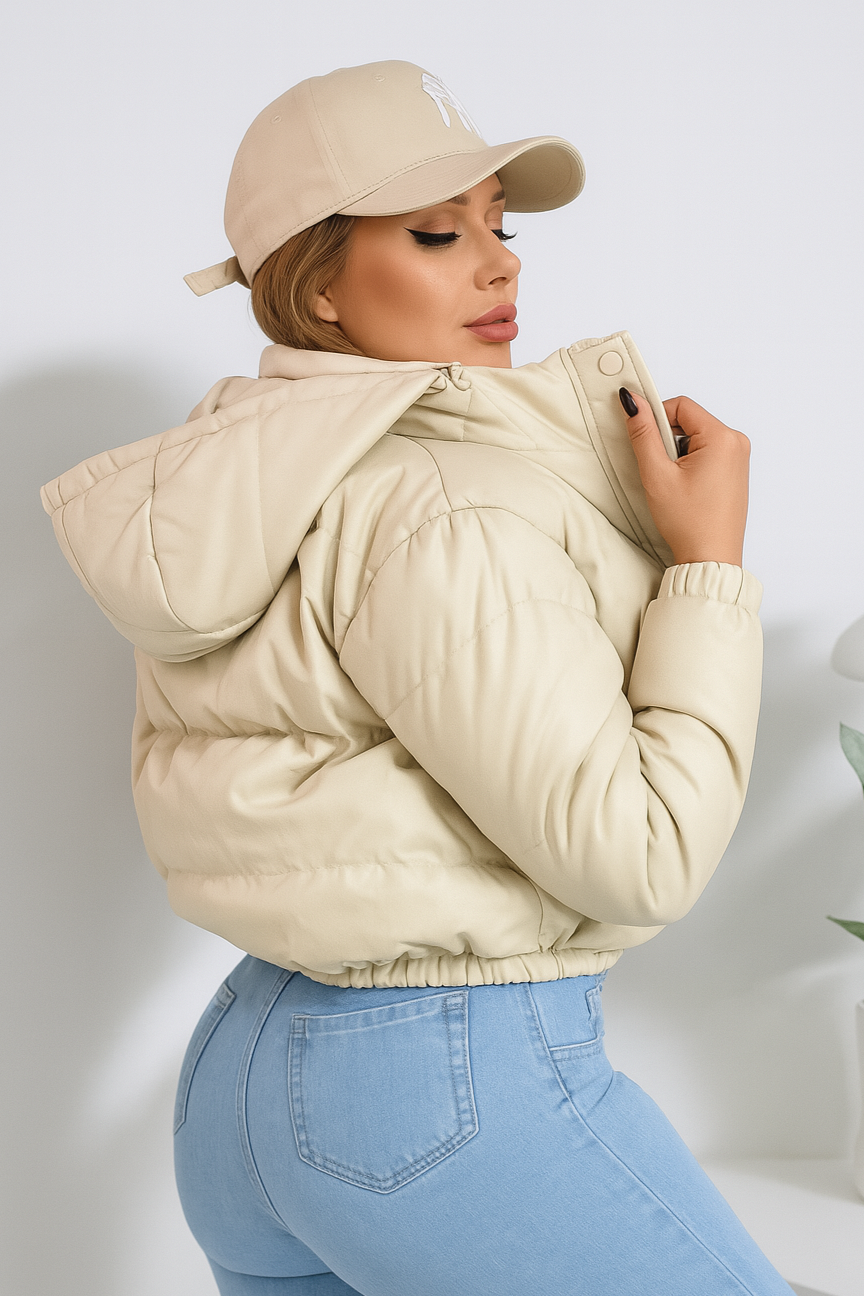 Jaqueta Puffer Gorro Removível - Lunara