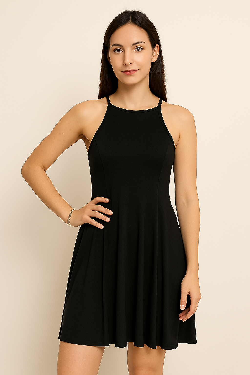Vestido Curto Soltinho com Bolso - Lunara