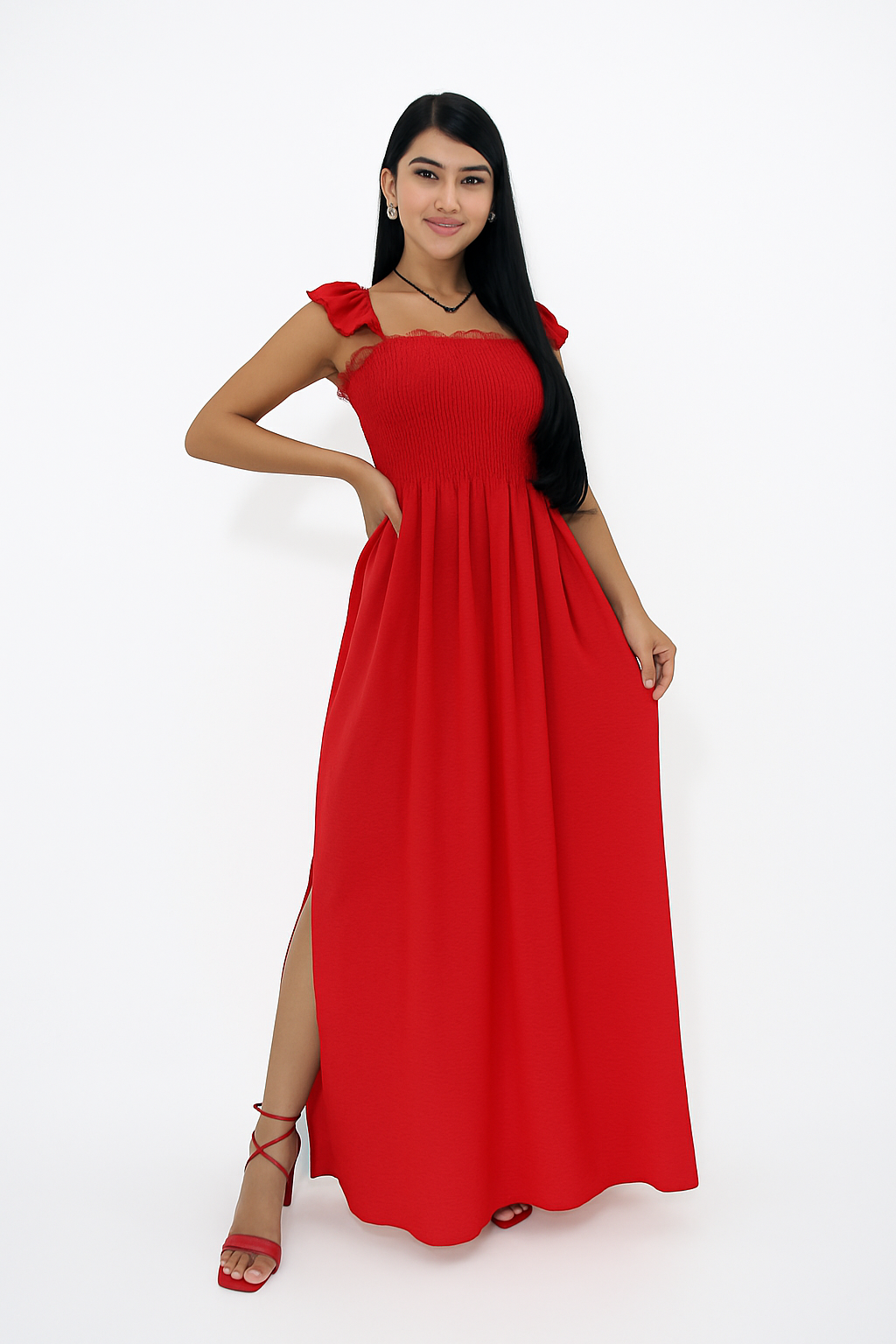 Vestido Longo Duna Latex - Lunara