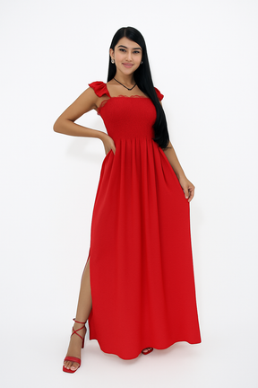 Vestido Longo Duna Latex - Lunara