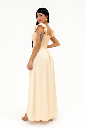 Vestido Longo Duna Latex - Lunara