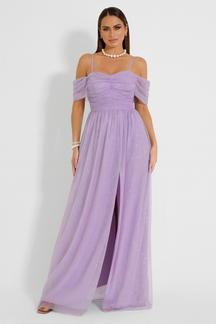 Vestido Longo de Tule - Lunara