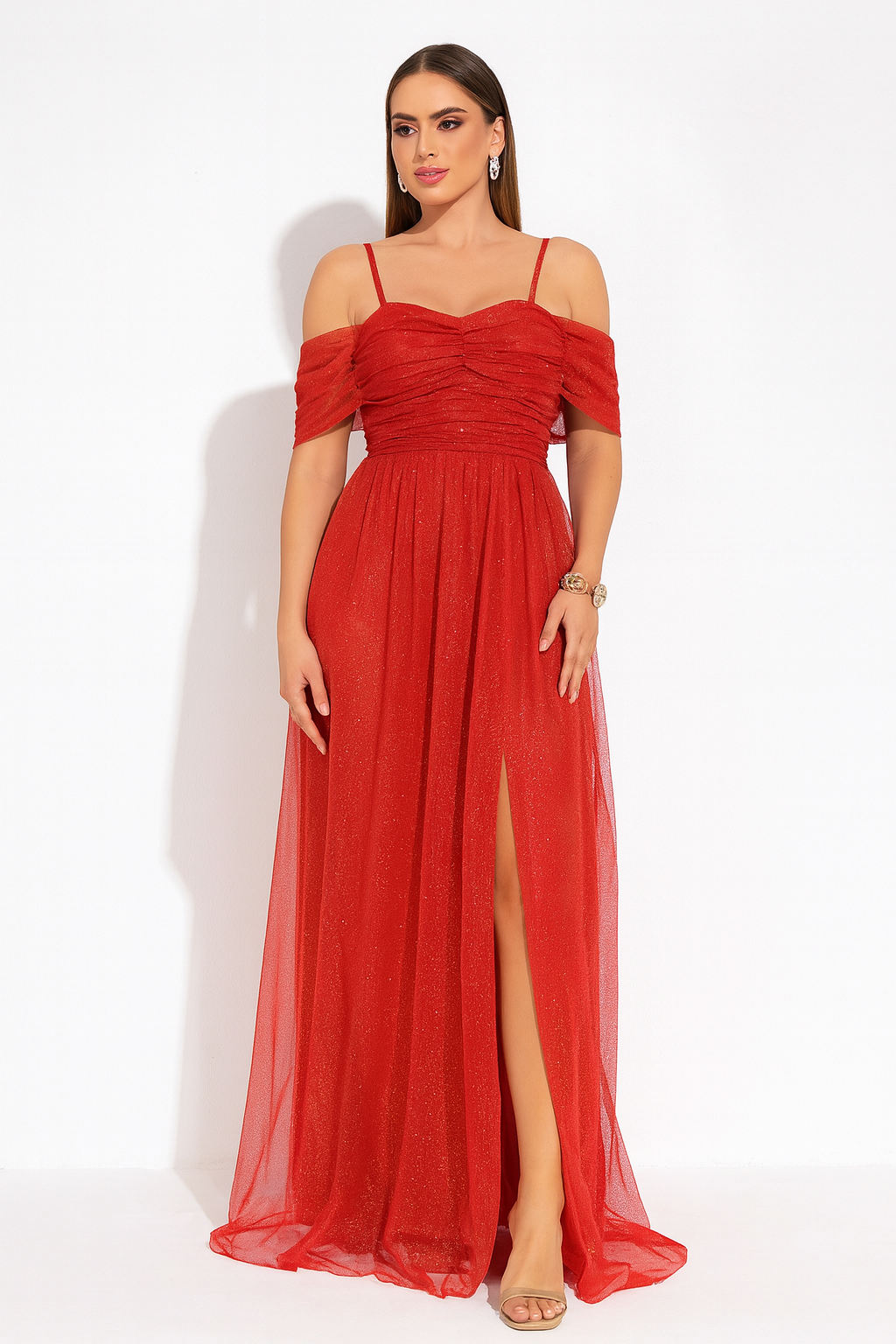 Vestido Longo de Tule - Lunara